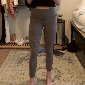 Beloforte Grey Cut Out Leggings